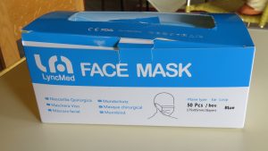 Photo of box of face masks